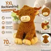 Hochland Rind Kuscheltier XXL - ca. 70 cm Produktbild-Vorschau 2