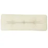 vidaXL Coussin pour palette Crème 120x40x12 cm Tissu Voir les images du produit 1