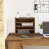vidaXL Organizzatore da scrivania in legno recuperato 36 x Anteprima dell’immagine prodotto 2