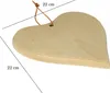 Tavola di legno a cuore con cinturino in pelle di faggio Anteprima dell’immagine prodotto 2