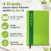 Buchkalender 2027 A5 1 Tag 1 Seite - Tagesplaner Hardcover Produktbild-Vorschau 2
