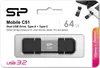 Silicon Power USB-Stick 64GB USB3.2 + Type C  C51  Black Náhled obrázku produktu 4