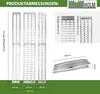 TRUTZHOLM Auffahrrampe 3-teilig klappbar 305 cm Alu grau Produktbild-Vorschau 2