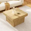 Sweiko Elegancki drewniany stolik kawowy z blatem PB i Podgląd zdjęcia produktu 2