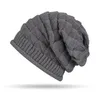 Mütze Damen Beanie Wintermütze Grau, Strickmütze,warm Produktbild-Vorschau 3