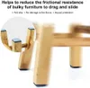 36 Stück Möbelgleiter Teflon Selbstklebend 30x30mm (eckig) Produktbild-Vorschau 3