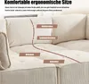 LVHOM Modulares Sofa U Form 308 x 82 x 154 cm, 6-Sitzer mit Produktbild-Vorschau 3
