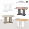 Esstisch Vicco Dix Weiß/Goldkraft Eiche 180 x 90 cm, Model Produktbild-Vorschau 8