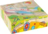 Vzdelávacie drevené puzzle bloky Vozidlá 9el. Náhľad obrázku produktu 12