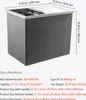 Glacière encastrable VEVOR (455 x 305 x 400 mm) en acier Voir les images du produit 8