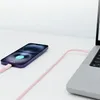 QUALO Nylon USB-C auf Lightning Kabel – 1,5 m, 2,4 A, Rosa Produktbild-Vorschau 8