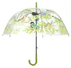 Parapluie Transparent Oiseaux Canne Automatique Oiseau Voir les images du produit 6