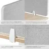 Cloison de bureau Noisy avec coins arrondis - 160 x 40 cm, Voir les images du produit 5