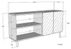 Skye Decor, Hochwertiger Konsolentisch (3-teilig) in Weiß & Produktbild-Vorschau 7