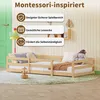 Montessori Bodenbett 90x200 cm Kinderbett aus Massivholz Produktbild-Vorschau 5