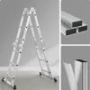 SONGMICS Leiter, Mehrzweckleiter, Aluleiter, 12 Stufen mit Produktbild-Vorschau 7