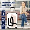 MuchoWow® Koffer Handgepäck Trolley Rollkoffer Kleine Produktbild-Vorschau 2