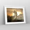 Gerahmtes Poster - Weißer Rahmen - Löwen Sonnenuntergang Produktbild-Vorschau 8