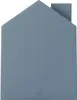 A blue house-shaped tissue box. Anteprima dell’immagine prodotto