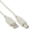 InLine® 34557H Cavo USB 2.0, da A a B, beige, 7 m Anteprima dell’immagine prodotto 4