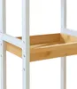 Vozík Relaxdays, 3 přihrádky, bambus, rozměry: 80 x 30 x 20 Náhled obrázku produktu 6