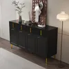 Sideboard mit goldenen Griffen und Beinen 4 Schubladen Produktbild-Vorschau 7