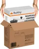 Two hands are holding up a product box that is partially inside a larger cardboard shipping box. The product box has an image of a manual coffee grinder on it. Náhľad obrázku produktu