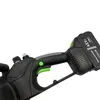Close-up of the handle and battery of a cordless chainsaw. Náhľad obrázku produktu