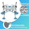 TWOLIIN Chaise de douche avec accoudoirs et dossier Voir les images du produit 4