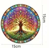 GKA Sonnenfänger Baum des Lebens bunt 15 cm Buntglas Produktbild-Vorschau 5