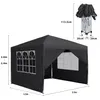 NAIZY : pavillon pliable 2,5 x 2,5 m, imperméable et Voir les images du produit 2