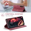 Galaxy A34 5G Hülle, Retro Kunstledertasche Stand Produktbild-Vorschau 3