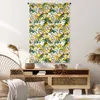 MuchoWow® Wandteppich Wandbehang Pfingstrose - Gelb - Produktbild-Vorschau 6