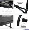 Buffettisch klappbar | HxBxT 74x180x74cm | mit Tragegriff | Produktbild-Vorschau 3