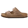 Birkenstock  Arizona Damen Herren Pantolette Nubukleder Produktbild-Vorschau 46