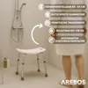 Stołek kąpielowy AREBOS z 6-pozycyjną regulacją wysokości, Podgląd zdjęcia produktu 3