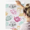 10m VLIES TAPETE Rolle Küche Tee Kaffe Tasse Untertasse Produktbild-Vorschau 4