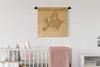 MuchoWow® Wandteppich Wandbehang Karte - Europa - Vintage - Produktbild-Vorschau 2