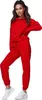 Tazzio Tuta da jogging da donna F200 Rosso S Anteprima dell’immagine prodotto 2