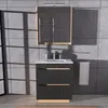 Ryflowana Szafka lustrzana 70 Kaszmir Szafka z lustrem Podgląd zdjęcia produktu 2