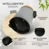 Exitoso 15818, 5 l, Rond, Acier inoxydable, Bambou, Gris, Voir les images du produit 5
