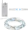 A battery pack and a string of white LED lights. Voir les images du produit