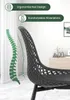 Klihome Esszimmerstühle 4er Set, mit Rückenlehne Produktbild-Vorschau 6