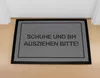 Fußmatte mit Spruch Schuhe und BH ausziehen bitte! lustig Produktbild-Vorschau 2