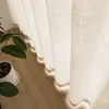 2er Set Vorhänge Leinenoptik Halbtransparent Vorhang Produktbild-Vorschau 5