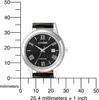 A watch is shown with a ruler for scale. Produktbild-Vorschau