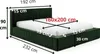 GUTTO Polsterbett FILO GRUEN 160x200 aus Kordstoff mit Produktbild-Vorschau 7