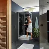 HOME DELUXE - Komplettdusche WAVE S - Schwarz, Maße 90 x 80 Produktbild-Vorschau 3