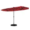 COSTWAY ombrellone doppio 400x200cm, ombrellone da giardino Anteprima dell’immagine prodotto 1