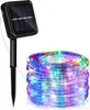 SWANEW Solar Lichtschlauch Draht Garten Lichterkette LED Produktbild-Vorschau 1
